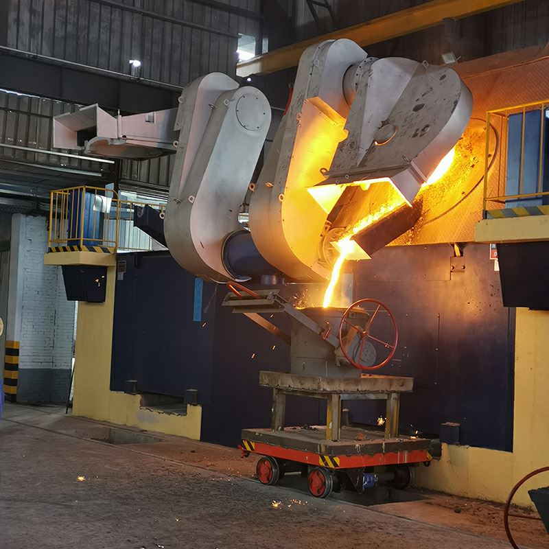 foundry Induction melting Furnace work field foundry Induction melting Furnace work field